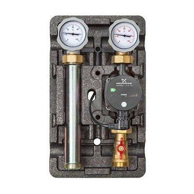 Насосная группа с прямым контуром Meibes UK - Ду32 (с насосом Grundfos UPM3 Hybrid 32-70) 323710553 - фото 130305