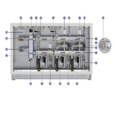 Группа автономной циркуляции Emmeti Firstbox A (700мм) 693995760 - фото 130396