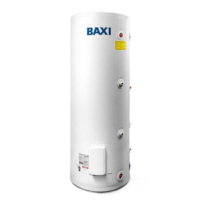 Водонагреватель косвенного нагрева BAXI UBC 300 DC (2 теплообменника + ТЭН, боковое подключение) 1333052644 - фото 132084