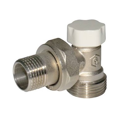 Клапан балансировочный угловой STOUT - 3/4" x 1/2" (НР/НР-американка, PN10, Tmax 120°C) 1933839597 - фото 137360