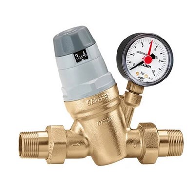 Регулятор давления мембранный Caleffi 5350 - 1" (НГ/НГ, PN25, Tmax 40°C, с манометром) 1130024041 - фото 138200