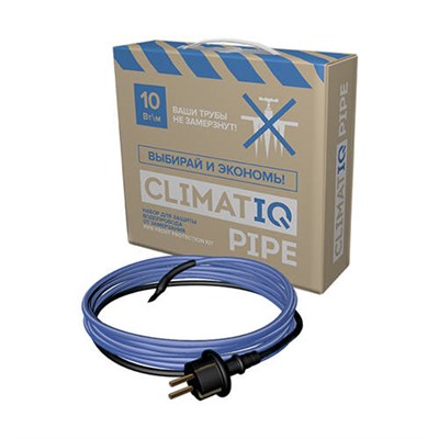 Кабель нагревательный саморегулирующийся IQWATT CLIMATIQ PIPE - 13 м 1335691168 - фото 139321