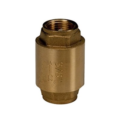 Клапан обратный Giacomini R60 - 1/2" (ВР/ВР, PN16, Tmax 95°C, затвор пластиковый) 1864056207 - фото 139726