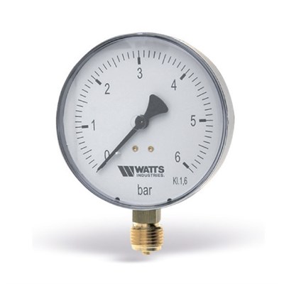 Манометр радиальный WATTS F+R200 (MRP) - 1/2" (D-80 мм, шкала 0-16 бар) 892174901 - фото 140291