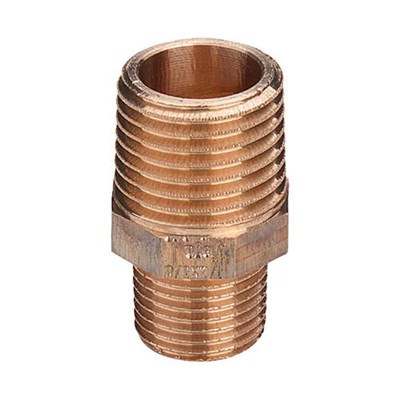 Ниппель редукционный Viega 3245 - 1/2" x 1/4" (резьбовой, бронза без покрытия) 2119927454 - фото 148562