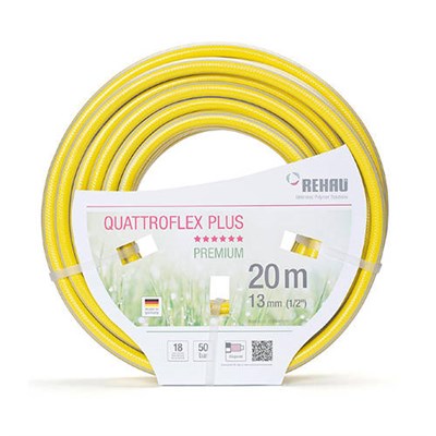 Шланг поливочный REHAU Quattroflex Plus - 1/2", длина 50 м (50 бар) 1239275453 - фото 151027