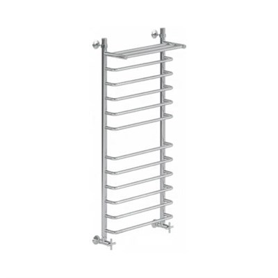 Полотенцесушитель водяной НИКА Quadro Л90 (г) ВП - 1200x560 мм (с полкой) 1944636278 - фото 169467
