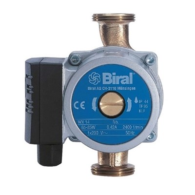 Насос циркуляционный Biral WX 12/120 (Qmax 3 м3/ч, Hmax 2 м, 2200 об/мин, 1x230 В, для ГВС) 1154156117 - фото 175758