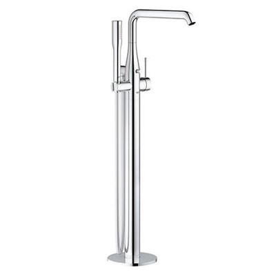 Смеситель для ванны GROHE Essence - 23491001 (однорычажный, с лейкой, напольный) 1655540321 - фото 179888