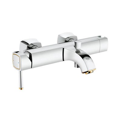 Смеситель для ванны GROHE Grandera - 23317IG0 (однорычажный, цвет хром/золото) 975380769 - фото 179916