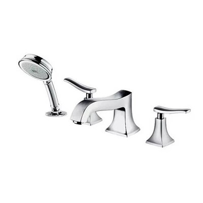 Смеситель для ванны и душа Hansgrohe Metris Classic - 31314000 (однорычажный, внешняя часть) 2007523370 - фото 179924