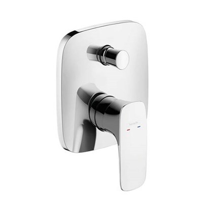 Смеситель для ванны и душа Hansgrohe PuraVida - 15445000 (однорычажный, внешняя часть) 901009912 - фото 179930