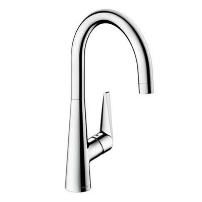 Смеситель для кухонной мойки Hansgrohe Talis S - 72810000 (однорычажный, цвет сталь) 1191509775 - фото 181178