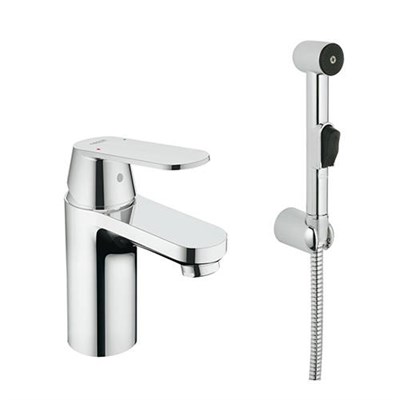 Смеситель для раковины GROHE Eurosmart Cosmopolitan - 23125000 (однорычажный, с лейкой, цвет хром) 1522179785 - фото 182584