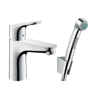 Смеситель для раковины Hansgrohe Focus - 31927000 (однорычажный, с донным клапаном, с лейкой) 537061638 - фото 182612