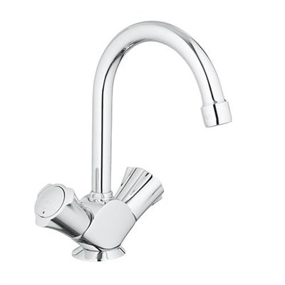 Смеситель для раковины GROHE Costa L - 21375001 (двухвентильный, с донным клапаном, цвет хром) 1597399697 - фото 183236