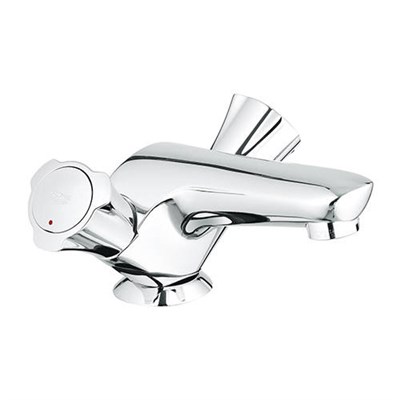 Смеситель для раковины GROHE Costa L - 21390001 (двухвентильный, с донным клапаном, цвет хром) 1809461015 - фото 183238