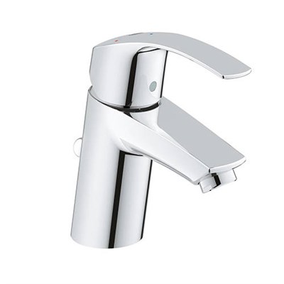 Смеситель для раковины GROHE Eurosmart - 32926002 (однорычажный, с донным клапаном, цвет хром) 1829636590 - фото 183358