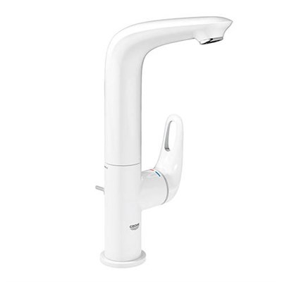 Смеситель для раковины GROHE Eurostyle - 23569LS3 (однорычажный, с донным клапаном, цвет белая луна) 417956532 - фото 183394