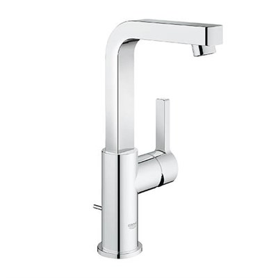 Смеситель для раковины GROHE Lineare - 23296001 (однорычажный, с донным клапаном, цвет хром) 1781668496 - фото 183496