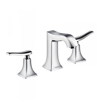 Смеситель для раковины Hansgrohe Metris Classic - 31073000 (двухвентильный, цвет хром) 1977211284 - фото 183508