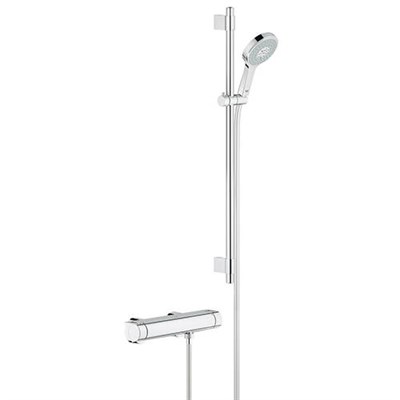 Смеситель термостатический GROHE Grohtherm 2000 - 34482001 (с лейкой и держателем, цвет хром) 1935796261 - фото 183825