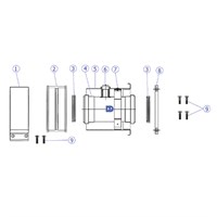 Адаптер вертикальный для коаксиального дымохода Protherm D60/100 мм (для котлов ЯГУАР) 1722674296