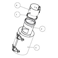 Муфта разъёмная для коаксиального дымохода Protherm D60/100 мм (для котлов ГЕПАРД 2015, ПАНТЕРА) 529431022