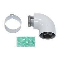 Отвод 90° коаксиальный Vaillant 60/100 мм 1401269383