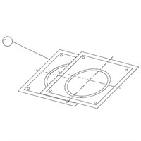 Манжета декоративная внутренняя для раздельного дымохода Protherm D80 мм (для ГЕПАРД 2015, ПАНТЕРА) 498636143