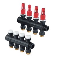 Коллекторная группа для теплого пола Uponor Vario PLUS - 1" на 1 контур 3/4" Евроконус 946491066