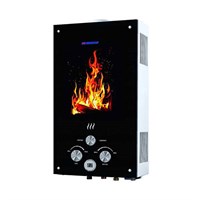 Водонагреватель газовый проточный EDISSON Flame F 20 D (с изображением костер) 1193808305