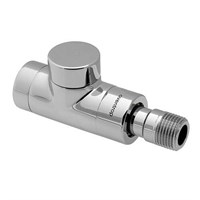 Вентиль балансировочный прямой Oventrop Combi E - 1/2" (ВР/НР, PN10, T max 120°C, хромированный) 381526955