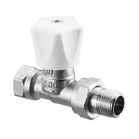 Вентиль ручной регулировки прямой Oventrop HRV - 1/2" (ВР/НР-американка, PN10, Tmax 120°C) 1527687399