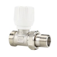 Вентиль ручной регулировки прямой Varmega VM101 - 1/2" x 3/4" (НР/НР-американка, PN10, Tmax 110°C) 131516527