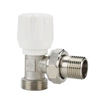 Вентиль ручной регулировки угловой Varmega VM100 - 1/2" x 3/4" (НР/НР-американка, PN10, Tmax 110°C) 1492926531