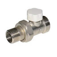 Клапан балансировочный прямой STOUT - 1/2" x 3/4"EK (НР/НР-американка, PN10, Tmax 120°C) 40820539