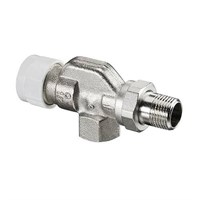 Клапан термостатический осевой Oventrop AV 9 - 1/2" (ВР/НР-американка, PN10, Tmax 120°C, KVS 1.0) 478640008