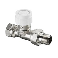 Клапан термостатический прямой Oventrop AV 9 - 1/2" (ВР/НР-американка, PN10, Tmax 120°C, KVS 1.0) 937406940