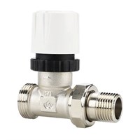 Клапан термостатический прямой Varmega VM105 - 1/2" x 3/4" (НР/НР-американка, PN10, Tmax 110°C) 1312700306