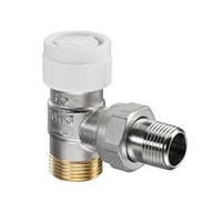 Клапан термостатический угловой Oventrop AV 9 - 3/4" x 1/2" (НР/НР-американка, PN10, Tmax 120°C) 111294710