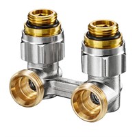 Узел запорно-присоеденительный Oventrop Multiflex F (ZB) - 1/2" x 3/4" (угловой) 1874186763