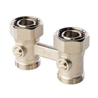 Узел нижнего подключения прямой STOUT - 3/4" (НР/НГ, PN10, Tmax 120°С, для двухтрубной системы) 123905975