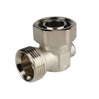 Узел нижнего подключения угловой STOUT - 3/4" (НР/НГ, PN10, Tmax 120°С, раздельный) 535496022