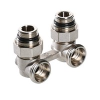 Узел нижнего подключения угловой VALTEC VT.345.K - 1/2" x 3/4"EK (НР/НР-американка) 742414038