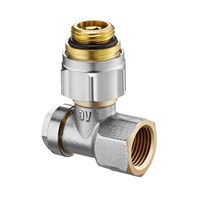 Oventrop Combi 3 запорно-присоединительный, угловой G 1/2"НРхG 3/4"НР 1918606162