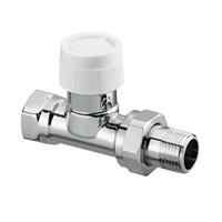 Клапан термостатический прямой Oventrop CV 9 - 1/2" (ВР/НР-американка, PN10, Tmax 120°C, KVS 1.0) 1841318415