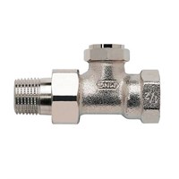 Вентиль балансировочный прямой Honeywell Verafix-E - 1/2" (ВР/НР-американка, PN10, Tmax 130°C) 970220098