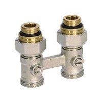 Узел нижнего подключения прямой Viessmann - R 1/2" НР х G 3/4" (для двухтрубных систем) 1319808590