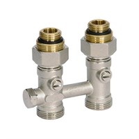 Узел нижнего подключения прямой Viessmann - R 1/2" НР х G 3/4" (для однотрубных систем) 710073930